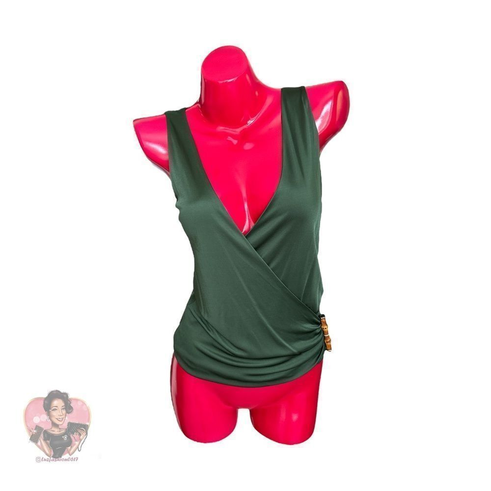 GUCCI Dark Green Blouse